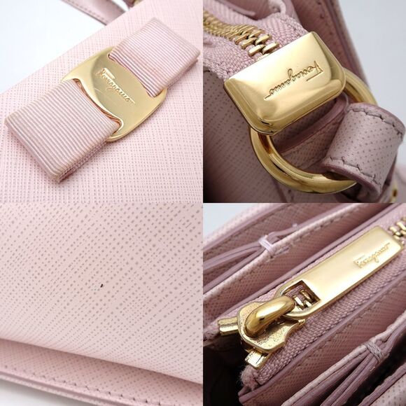 SALVATORE FERRAGAMO Pink Leather Bag - Picture 5 of 9